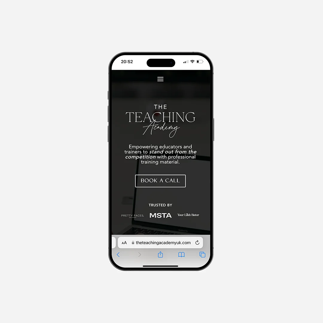 The Teaching Academy Website Design